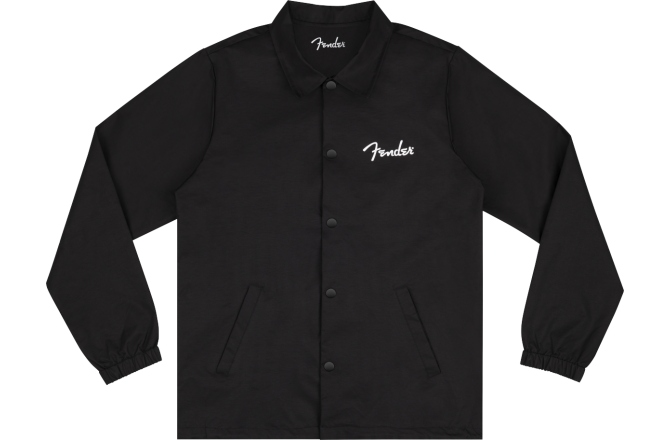 Jachetă Fender Spaghetti Logo Coaches Jacket Black L
