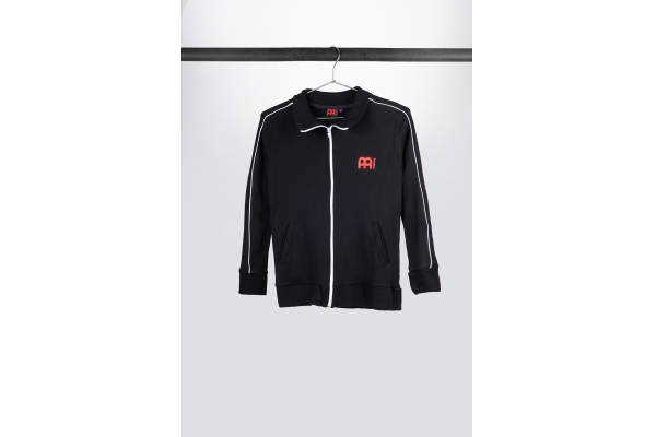 Black  training jacket with logo on left chest and back