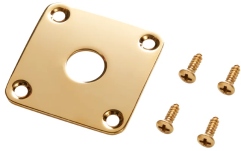 Jack-Plate pentru Les Paul Gibson JP-020 Jack Plate Gold - Jack socket frame