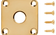 Jack-Plate pentru Les Paul Gibson JP-020 Jack Plate Gold - Jack socket frame
