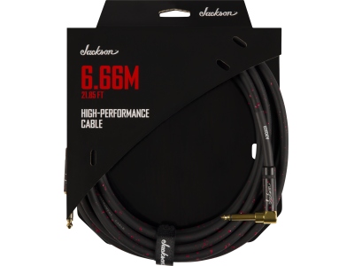 High Performance Cable Black and Red 21.85' (6.66 m)