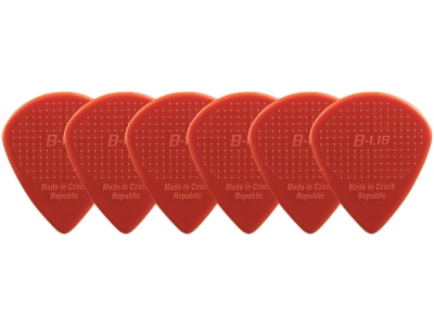 D-Grip Nylonpicks 1.18 Rosu Set 6