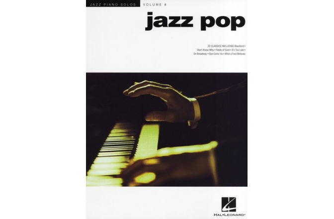 No brand JAZZ PIANO SOLOS VOLUME 8 JAZZ POP PIANO SOLO SONGBOOK PF BK
