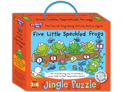 Jingle Puzzle Five Little Speckled Frogs Jingle Puzzle Five Little Speckled Frogs