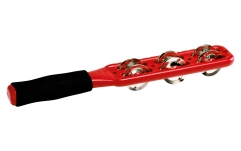 Jingle Stick Meinl Professional Series Jingle Stick - Red/Nickel-plated Steel Jingles