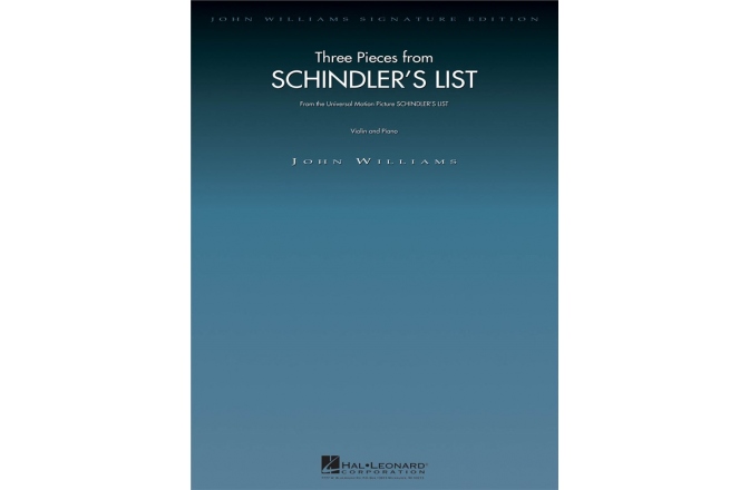 No brand John Williams: Three Pieces From Schindlers List (Violin/Piano)