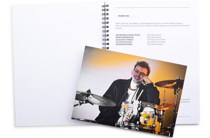 Jurnal de practică muzicală Rohema Chris Hoffmann Practice Journal for Musicians