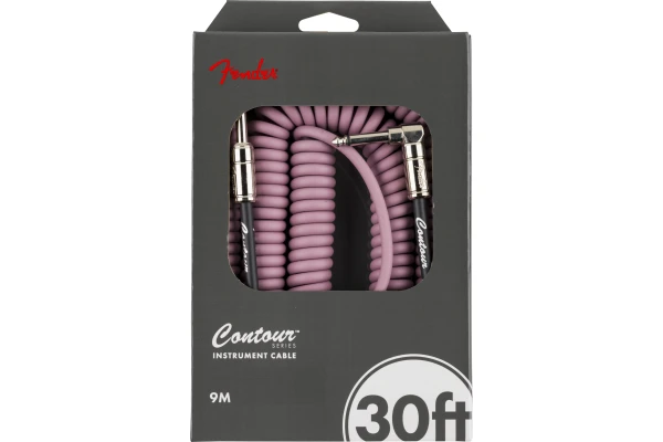 Fender Contour Coiled Burgundy Mist 9m (30') — 4