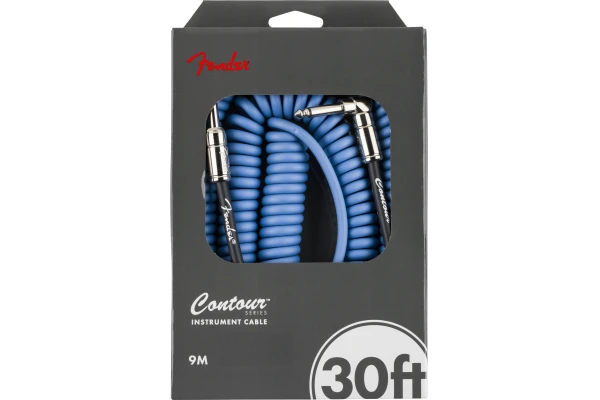 Fender Contour Coiled Lake Placid Blue 9m (30') — 4