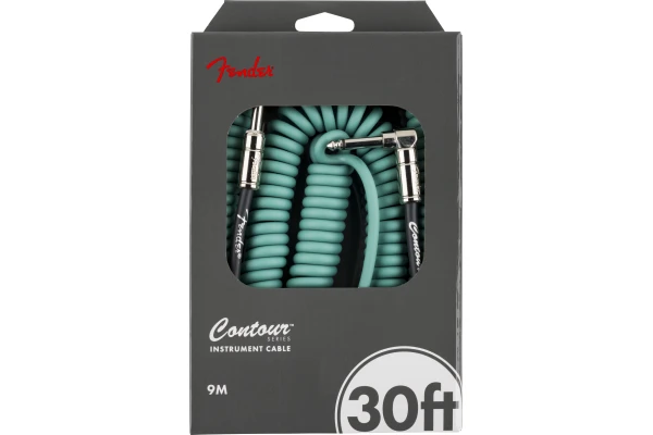 Fender Contour Coiled Sherwood Green 9m (30') — 4