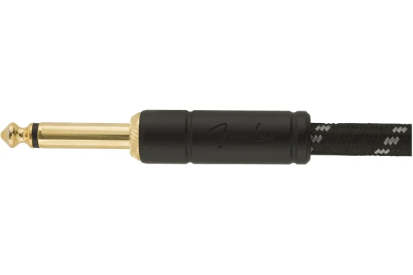 Fender Deluxe Instrument Cable, Straight/Straight, 5.5m, Black Tweed — 2