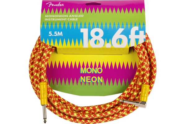 Fender MonoNeon Instrument Cable 18.6' Orange