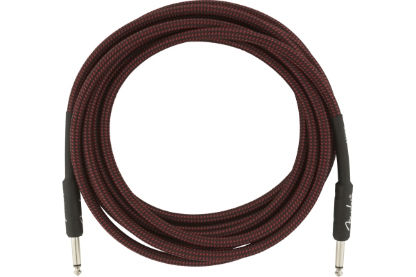 Fender Professional Series Instrument Cable 15' Red Tweed