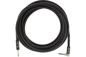 Fender Professional Series Instrument Cable Straight/Angle 18.6' Black