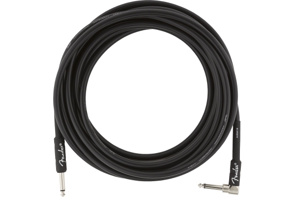 Fender Professional Series Instrument Cable Straight/Angle 18.6' Black