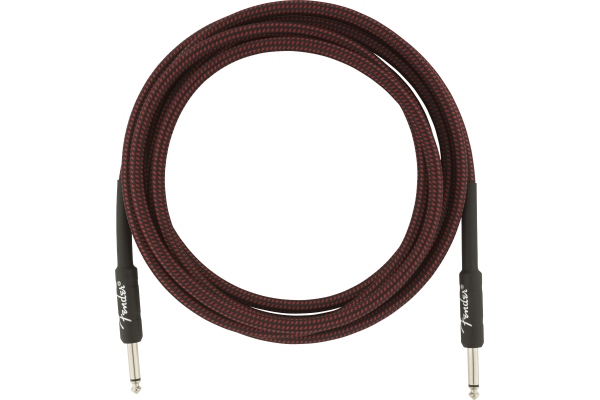 Fender Professional Series Instrument Cables 10' Red Tweed