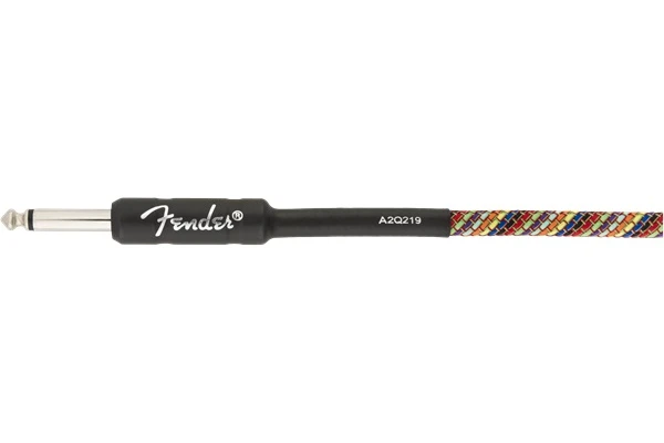 Fender Festival Instrument Cable Straight 3m - Rainbow — 3