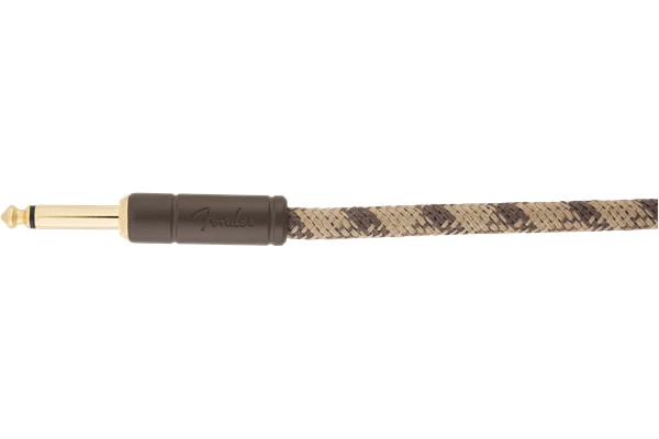 Fender Festival Instrument Cable Straight/Angle 5.5m Pure Hemp Brown Stripe — 2