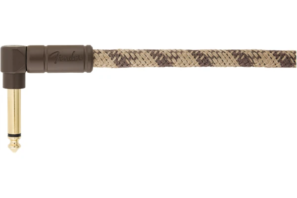 Fender Festival Instrument Cable Straight/Angle 5.5m Pure Hemp Brown Stripe — 3