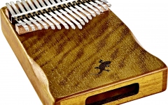 Kalimba Ortega Lizard Series Kalimba 17 Keys ; C Major tuning - Golden Phoebe + deluxe case, cover bag, tuning hammer, polish cloth