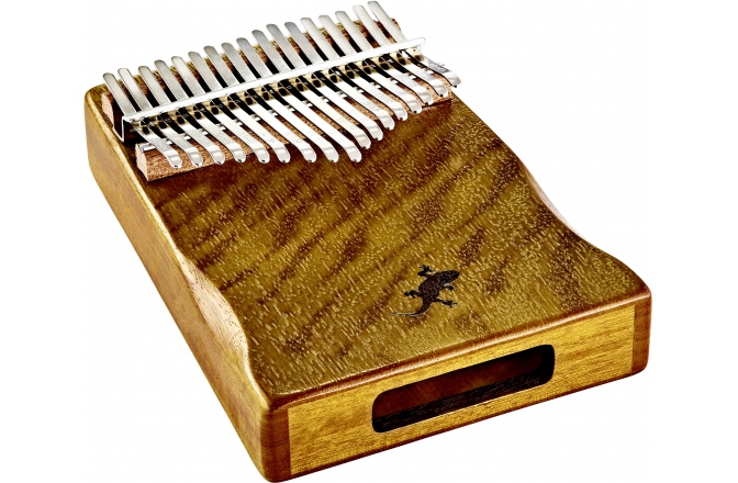 Kalimba Ortega Lizard Series Kalimba 17 Keys ; C Major tuning - Golden Phoebe + deluxe case, cover bag, tuning hammer, polish cloth