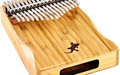 Kalimba Ortega Lizard Series Kalimba 17 Keys &#8211; C Major tuning - Bamboo + deluxe case, cover bag, tuning hammer, polish cloth