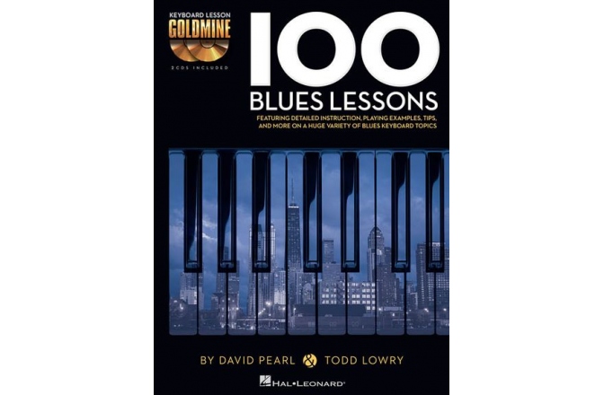 No brand KEYBOARD GOLDMINE 100 BLUES LESSONS PF BK/2CD