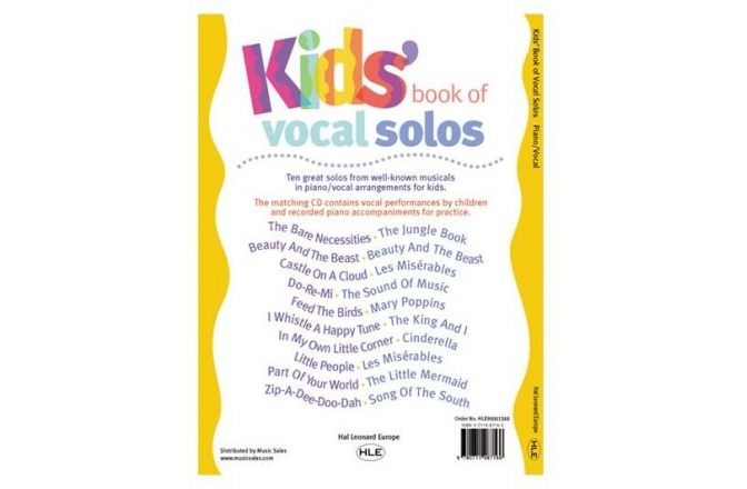 No brand Kids Book Of Vocal Solos