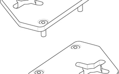 Kit de montaj perete / birou Optimal Audio Wall/desktop mount for SAMP