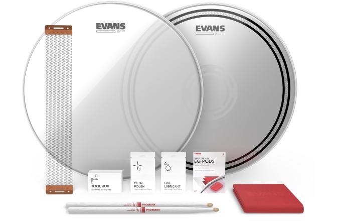 Kit de reglare snare  Evans EC Reverse Dot Snare Tune Up Kit 14 inch