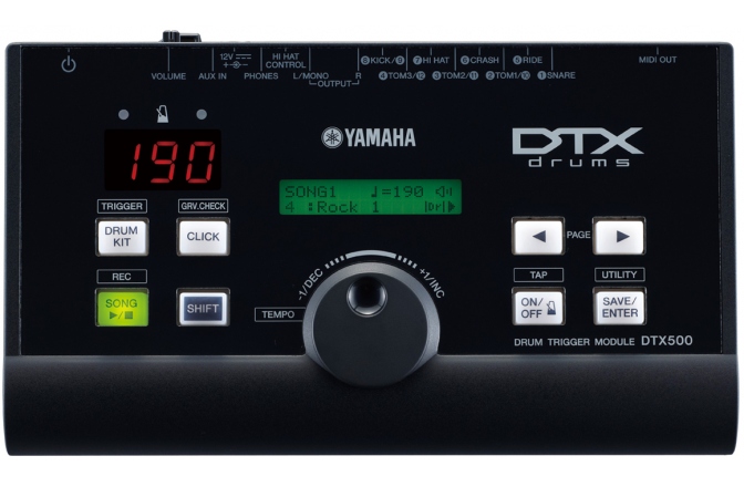Kit digital pentru tobe acustice Yamaha DTX500 Trigger Set