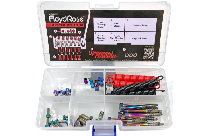 Kit hardware Floyd Rose® Floyd Rose  FRUK1-SS-BC - Color Stainless Steel Hardware Upgrade Kit, Burnt Chrome