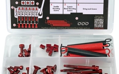 Kit hardware Floyd Rose®  Floyd Rose  FRUK1-SS-RD - Color Stainless Steel Hardware Upgrade Kit, Red