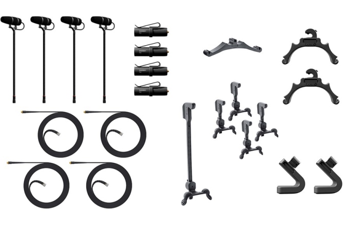 Kit microfoane clip-on instrumente DPA 4099 Core+ Classic Touring Kit 4