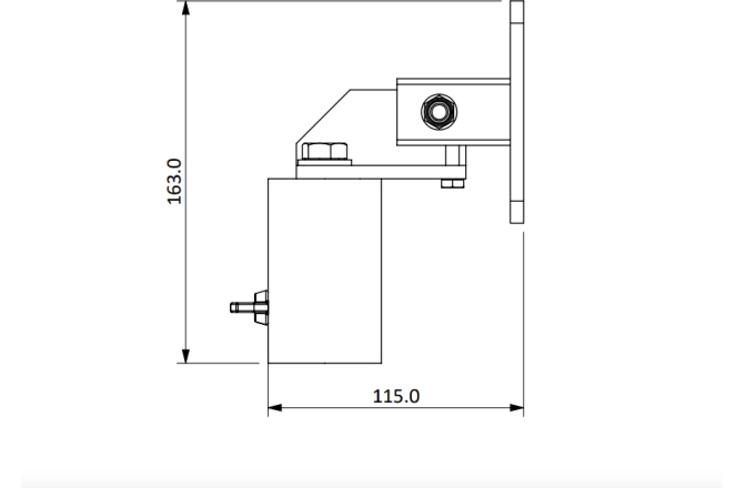 Kit montare pe pol / stălp VOID Acoustics T80 Pole Bracket Kit Black