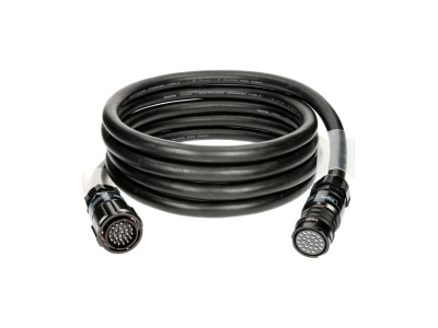 24x 4.0 mm² speaker cable eXtreme PVCPA-COM® 25p F/M with sliver-plated contacts and plastic strain relief - 20 m