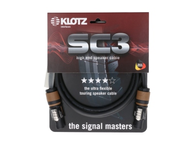 2x 2.5 mm² speaker cable PVCspeakON 2p F/F with plastic shell (NL2FXX) - cable carrier - 2 m