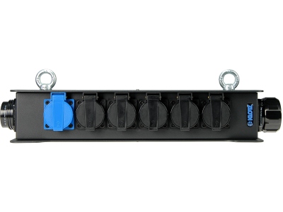 6-channel power distribution BOXRMP 419 M/F - 6x Schuko F - Socapex compatible