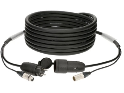 audio & power 3G2.5 hybrid cableXLR 3p + Schuko - 15 m