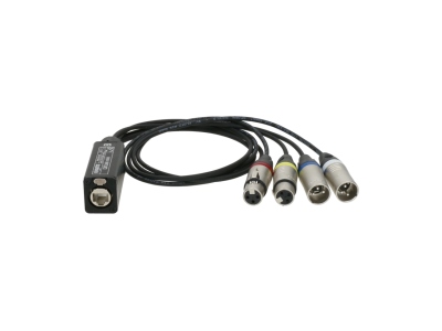 CATLink MINI 2/2-channel multicore adapteretherCON F - 2/2 x XLR 3p F/M