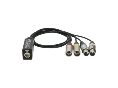 CATLink MINI 2/2-channel multicore adapteretherCON F - 2/2 x XLR 3p M/F