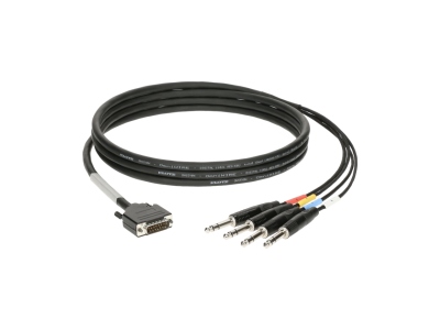CATLink RACK 4-channel breakout loomD-Sub 15p M - 4x TRS 3p M - 1.2 m