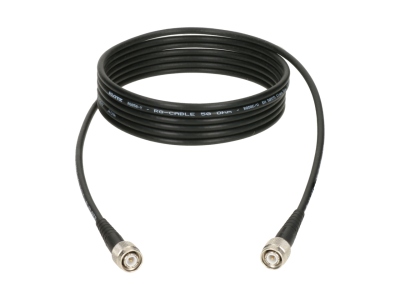 flexible 50 ohms coax cable - RG58C/Uwith TNC plugs by Damar & Hagen - 5 m