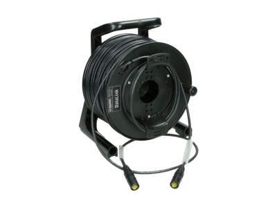 flexible professional patch cable with PVC jacket on cable drumCAT7 (S/FTP) / etherCON - etherCON - 30 m
