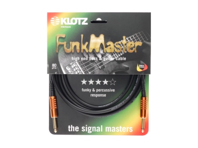 FunkMaster high end guitar & bass cable - 4.5 m - straight - straight