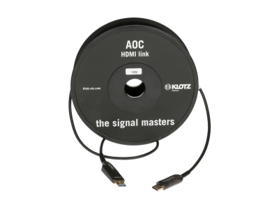 HDMI 2.0 AOC Link - active optical cable with detachable HDMI-A to HDMI-D adapter - 30 m