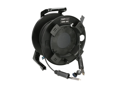 HDMI 2.1 AOC drum - active optical cablearmoured - plugs with protective caps - 100 m
