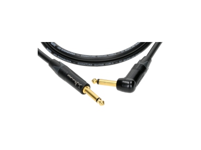 Joe Bonamassa high end guitar cable - 4.5 m - black - straight - angled