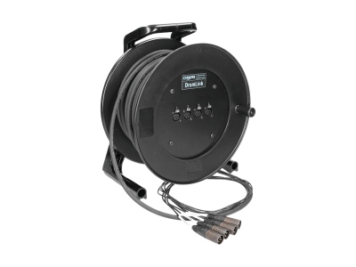 MiniCore 4/0 - 4x XLR 3p F/M4-channel - analog multicore drum - single ground