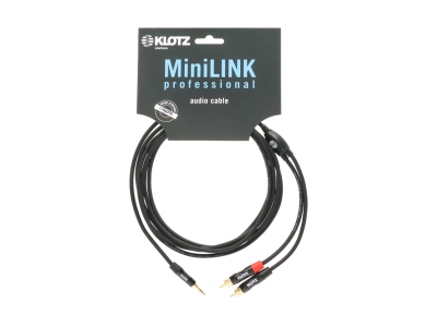 MiniLink PRO Y cableTRS 3.5 mm - 2x RCA - 0.9 m